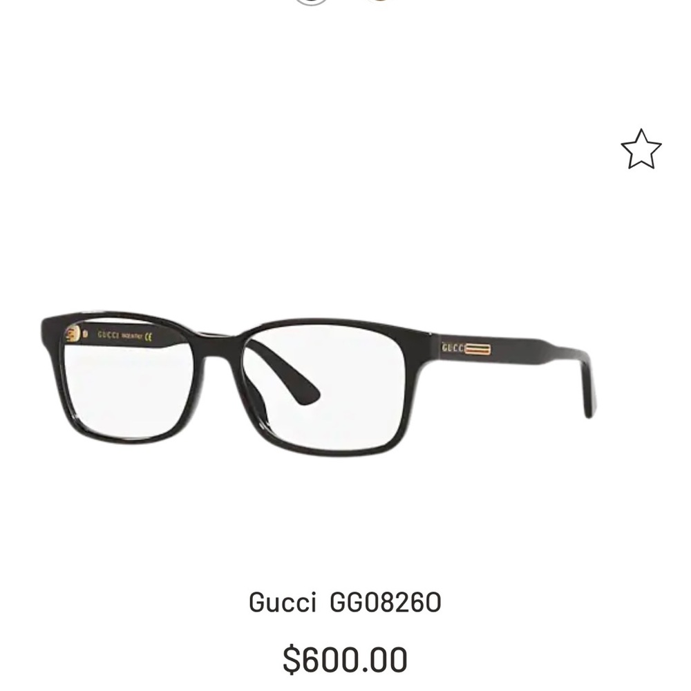 New as✨Authentic Gucci spectacles with case, cloth bag - Made in Italy 💚❤️💚 - Picture 12 of 13